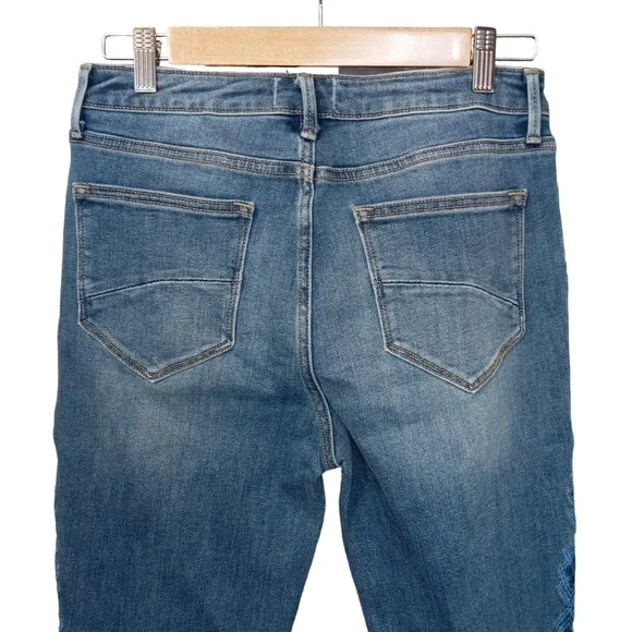 DRIFTWOOD Jackie High Rise Embroidered Side-Stripe Jeans NWT Size 28 - Picture 6 of 8